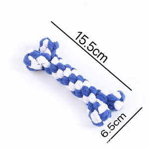 Wholesale Custom Pet Dog Chew Toys Durable Luxury Cotton Bone Interactive <b>Small</b> Pet Dog Rope Toys - Product Image 3