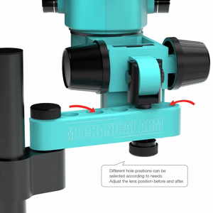 Microscope Trinoculaire RF4 RF-7050PRO Zoom 7-50X Caméra 1080P Lampe Annulaire LED 144 Grande Base pour Réparation de Téléphone - Product Image 4