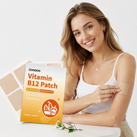 Patch transdermique OEM en gros à absorption cutanée de Vitamine B12 30x30mm – Complément énergétique pour usage quotidien et soins corporels
