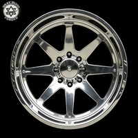 Jantes forgées en alliage à déport profond 6x5.5 8x6.5 6x139.7 chromées pour camions, 20 22 24 26 pouces, jantes flottantes pour Chevy GMC Sierra Dodge