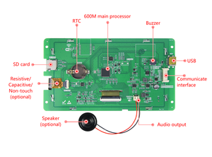 Dacai độ sáng cao 7.0 nch Cảm ứng USB eeti TFT không thấm nước màn hình điện dung lua Script video âm thanh USB <span class=keywords><strong>Flash</strong></span> Drive Wifi - Product Image 6