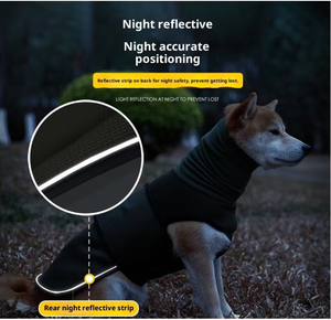 OEM & ODM صدرية بوليستر للكلاب مضادة للقلق تسمح بمرور الهواء ملابس مريحة للحيوانات الأليفة لبدلة تهدئة عاطفية وتخفيف قلق الكلاب - Product Image 6