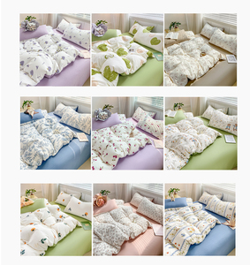 Juego de Funda Nórdica Floral Rosa, Algodón Suave y Transpirable, Funda Nórdica con Diseño de Flores de Jardín para Adolescentes, Juego de Ropa de Cama Reversible Rosa y Blanco - Product Image 6