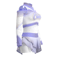 Uniforme de cheerleading pour femmes, fabrication sur mesure, robe en spandex hautement élastique, impression par sublimation à séchage rapide