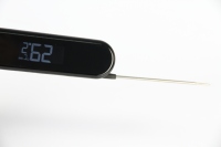 Termometer BBQ Digital, layar LCD akurat tinggi dengan IPX7 tahan air termometer baca instan untuk memasak daging makanan panggang minyak Steak