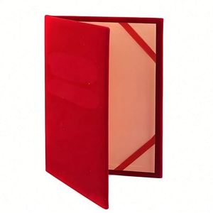 Custom Logo Printed Coated Biodegradable Single Side <b>Paper</b> Presentation Folder for File and Business Card - Product Image 2