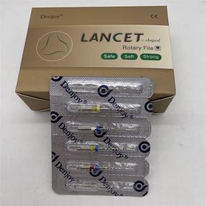 File Rotanti Dentali Originali <span class=keywords><strong>Denjoy</strong></span> a Sezione Trasversale, Forma a Lancetta, 4 File/Blister, 21mm Assortiti # LY1-LY3 - Product Image 6