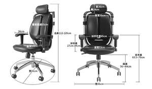 PU Leather Ergonomic <strong>Chair</strong> Rotating Office <strong>Chair</strong> Reclining Versatile Executive <strong>Chair</strong> <strong>Orthopaedic</strong> Furniture - Product Image 5