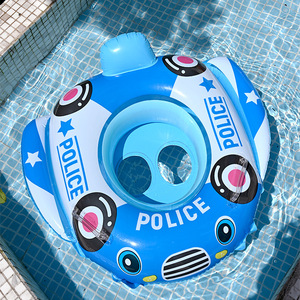 TANYOZHE Anillo de natación inflable de 60x45 cm con diseño de coche de dibujos animados para niños, flotador para piscina - Product Image 3