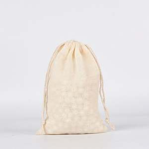 8*10cm Recyclable Pure Cotton Drawstring <b>Bags</b> Nature Craft Use Cloth <b>Tea</b> <b>Bag</b> for Sustainable Green Practices - Product Image 5