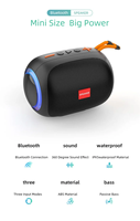 Haut-parleur portable personnalisé en plastique avec poignée, Bluetooth 5.3, Subwoofer, Son HIFI 10-30W, Lumières RGB Colorées, TWS, OEM, pour Fêtes en Extérieur et Voyages