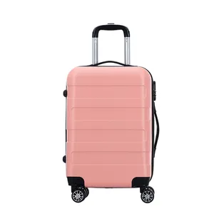 Vente en gros de valises pour hommes et femmes, ensemble de 3 pièces avec cadre en aluminium, sacs de voyage, bagages de grande capacité avec roues universelles