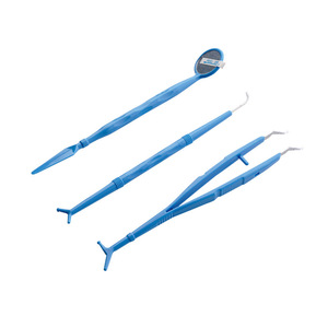 Kit d'instruments dentaires jetables, 3 pièces, outils stériles pour soins bucco-dentaires à usage unique, fabriqué en Chine - Product Image 3