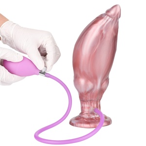 YC-2516 Tapón Anal Inflable de Fantasía con Ventosa, Dildo Monstruoso, Entrenador Anal con Nudo, Estirador, Juguetes Sexuales para Hombres y Mujeres, Tienda Erótica - Product Image 3