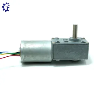 Low Rpm High Torque 12v 80rpm Geared Motor 5840 Worm Gearbox With Bldc 3650 3640 Self-lock Brushless Motor