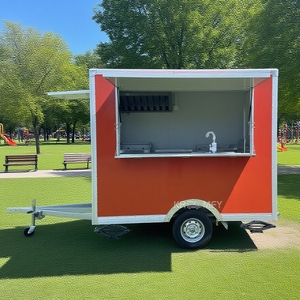 Equipo móvil personalizado para la venta de helados y hot dogs, camión de dulces y patatas fritas, remolque de café, quiosco de comida callejera - Product Image 2