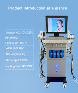 Máquina de microdermoabrasión profesional multifuncional Hydro Diamond Peeling Hydra Oxygen Water Facial para salones de belleza - Product Image 4
