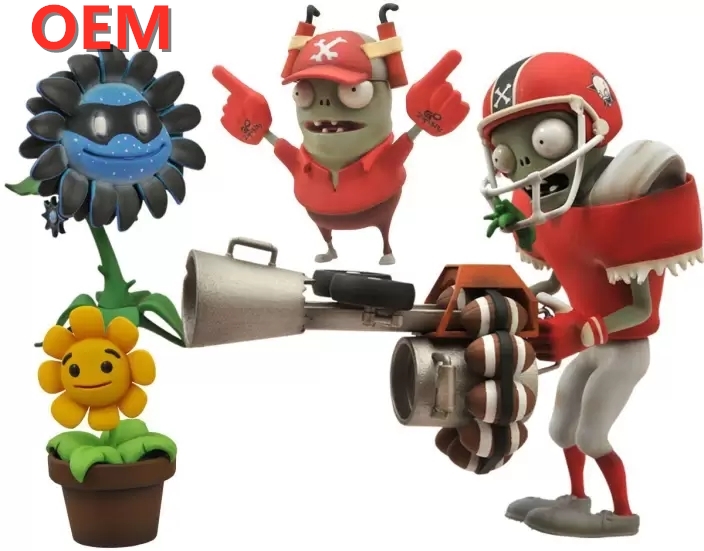 OEM Plants vs. Zombies Erbsenschtze Sonnenblume Kirschenbombe  PVC-Actionfigur Cartoon-Modell Spielzeug| Alibaba.com