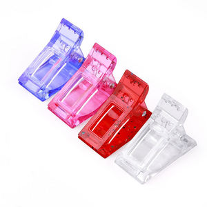 Pinces en plastique transparent pour extensions d'ongles, pinces, épingles, en Gel de construction rapide, LED UV, Kit d'outils de Nail Art - Product Image 1