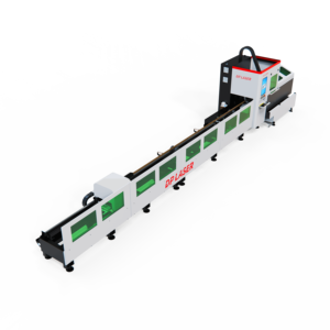 DPLASER M-Serie Hochpräziser Horizontaler CNC Automatischer 1500W Faserlaser-Rohrschneider für Metallrohre mit Kleinem Durchmesser Fabrik - Product Image 3