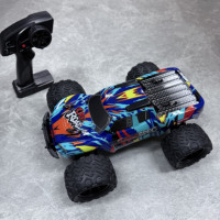Voiture RC tout-terrain AiJH à l'échelle 1:16, 4 roues motrices, moteur brushless, 45 km/h, protection basse tension, double moteur, buggy RC, jouets