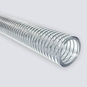 Tuyau composite non toxique renforcé en fil d'acier PVC transparent et durable pour l'aspiration de l'eau, de la poussière et de l'huile de mine - Product Image 2