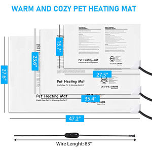 Met PSE CE 90 cm X 60 cm Cómodo durante el calor Almohadilla térmica eléctrica para mascotas para perros y gatos - Product Image 5