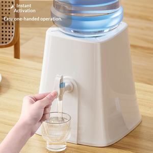 Bebedero Simple de Sobremesa para Botellas de <span class=keywords><strong>Agua</strong></span>, Soporte Doméstico para Dormitorio, <span class=keywords><strong>Agua</strong></span> Purificada/<span class=keywords><strong>Mineral</strong></span>, Tipo Frío/Caliente, Dispensador Manual - Product Image 4
