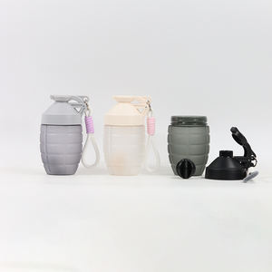 Botella <span class=keywords><strong>de</strong></span> agua deportiva <span class=keywords><strong>de</strong></span> plástico con forma <span class=keywords><strong>de</strong></span> <span class=keywords><strong>granada</strong></span> <span class=keywords><strong>de</strong></span> mano para gimnasio y camping, agitador <span class=keywords><strong>de</strong></span> proteínas transparentes para lavavajillas ecológico seguro - Product Image 5