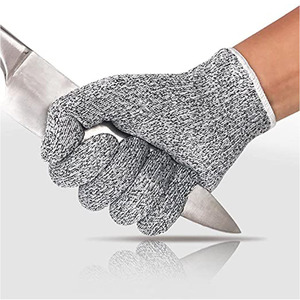 Gants de protection anti-coupure HPPE Grade 5 EN388 CE pour la cuisine, l'abattage, le jardinage, la menuiserie et la sculpture - Vente en gros usine <span class=keywords><strong>Ekai</strong></span> EK-AG01 - Product Image 3