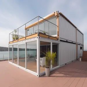 2023 Novo Design Personalizável Villa Móvel Cabin Mar Container Casa Unidades Para Venda