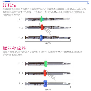 Vimel Dental Implant Tool Kit M1.8 M2.0 M2.5 Hex 2.4 2.5 3.1 <b>Screw</b> Remover Guide Drill <b>Set</b> for Abutment Repair - Product Image 3