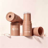 Tube vide personnalisé pour cosmétiques : fond de teint, déodorant, correcteur, rouge à lèvres, blush – finition mate rouge-brun 6g