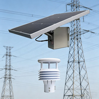 Estación Meteorológica Inteligente 7 en 1, Sistema de Monitoreo con Sensor Meteorológico para Viento/Temperatura/Humedad/Presión/Lluvia/Radiación