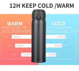 Vaso Térmico Moderno Fresh Bounce de Acero Inoxidable 304 con Aislamiento al Vacío, Diseño de Cabeza de Oso, Color Sólido, Capacidad de 301-400 ml para Estudiantes - Product Image 3