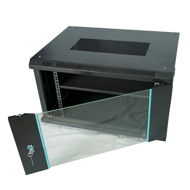 Cabinet per rete Telecom a parete da 19 pollici 6u per interni internet Cabinet Server Rack