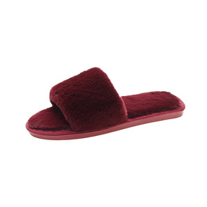 Wholesale Winter Warm Indoor Outdoor <strong>Slippers</strong> Fur Comfy Sole Lady Men Plush Open Toe Soft <strong>Slippers</strong> <strong>for</strong> <strong>Women</strong> <strong>House</strong> Shoes - Product Image 5