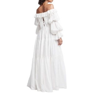 Abiti Lunghi da Donna con Spalle Scoperte all'Ingrosso, Eleganti Vestiti Casual Personalizzati - Product Image 3