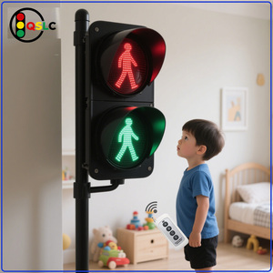 Lámpara de Señalización de Tráfico Roja y Verde de 100 mm, Impermeable, Indicador de Cruce de Carreteras, CE RoHS EN12368 ISO9001 - Product Image 6