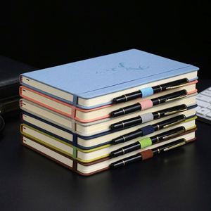 สมุดโน้ตปกแข็งแบบมีเส้นบรรทัด พิมพ์ลายตามสั่ง ขนาด A4 A5 ปกหนัง PU สมุดบันทึกธุรกิจ พร้อมโลโก้ รับผลิตตามสั่ง ขายส่ง - Product Image 4