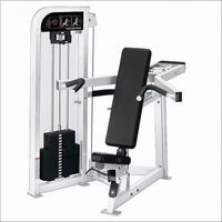 Machine à presser les épaules assis, équipement de musculation professionnel pour salle de sport, système de poids à broches, construction en acier, sécurité pour la poitrine et le dos