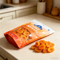 Sachet Doypack refermable à fenêtre transparente de qualité alimentaire CM pour l'emballage de fruits secs, noix, snacks et bonbons