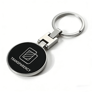 Custom Zinc Alloy Metal Keychain Soft Enamel Round Coin Style <b>Key</b> <b>Ring</b> <b>Engraved</b> Logo Promotion Souvenir - Product Image 2