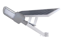 Haute luminosité 60W 100W haute Lux Dia coulée lampadaire solaire en aluminium avec support de bras de montage