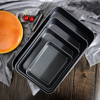 Moule de cuisson rectangulaire multi-tailles en acier au carbone antiadhésif avec revêtement Téflon pour gâteaux, biscuits et pains – Ustensile de cuisson pour four de cuisine