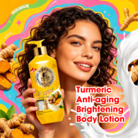 ROUSHUN 500ML Lotion Corporelle Éclaircissante au Curcuma – Élimine les Taches Noires – Lotion Corporelle Sportive