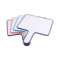 Tableau blanc magnétique double face portable en MDF avec cadre PE fin pour fournitures scolaires