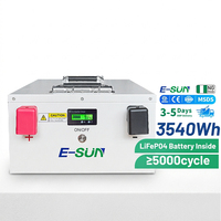 Baterai Lithium LiFePO4 ESUN 24V 3.84KWh 150Ah untuk Penyimpanan Energi Surya Rumah dan Sistem Tenaga Surya Hibrida