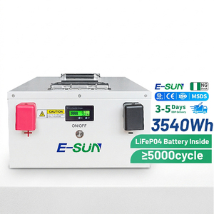 Batterie au lithium LiFePO4 ESUN 24V 3,84 kWh 150Ah pour système d'énergie solaire hybride domestique - Product Image 1
