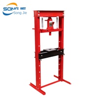 Presse hydraulique SongJie 20 tonnes sur pied avec jauge pour atelier, outil de pressage pour réparation de garage et fabrication métallique